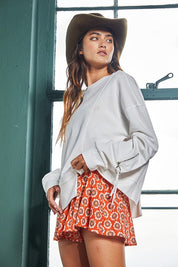 White O-Ring Sweatshirt