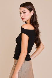 Black Asymmetrical Top