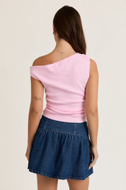 Pink Asymmetrical Top