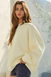 Cream Soft Sweatshirt