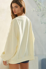 Cream Soft Sweatshirt