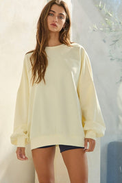 Cream Soft Sweatshirt