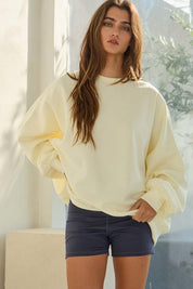 Cream Soft Sweatshirt