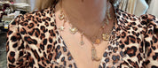 Western Boot Hat Charm Necklace
