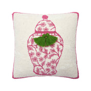 Chinoiserie Vase Hook Pillow
