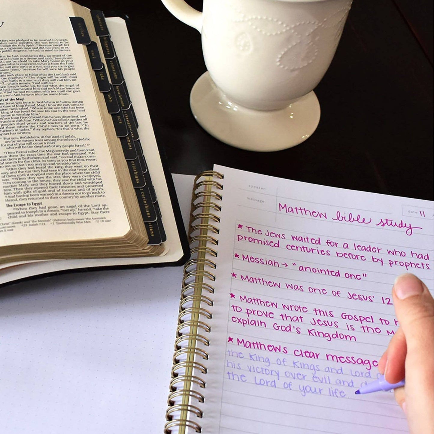 Happy Icons by Callie Danielle Bible Study Notebook