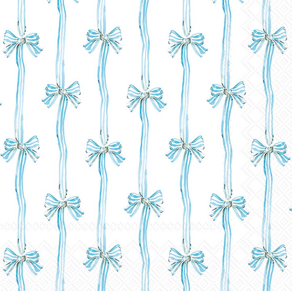 Paper Lunch Napkin Pack of 20 Baby Toile Blue