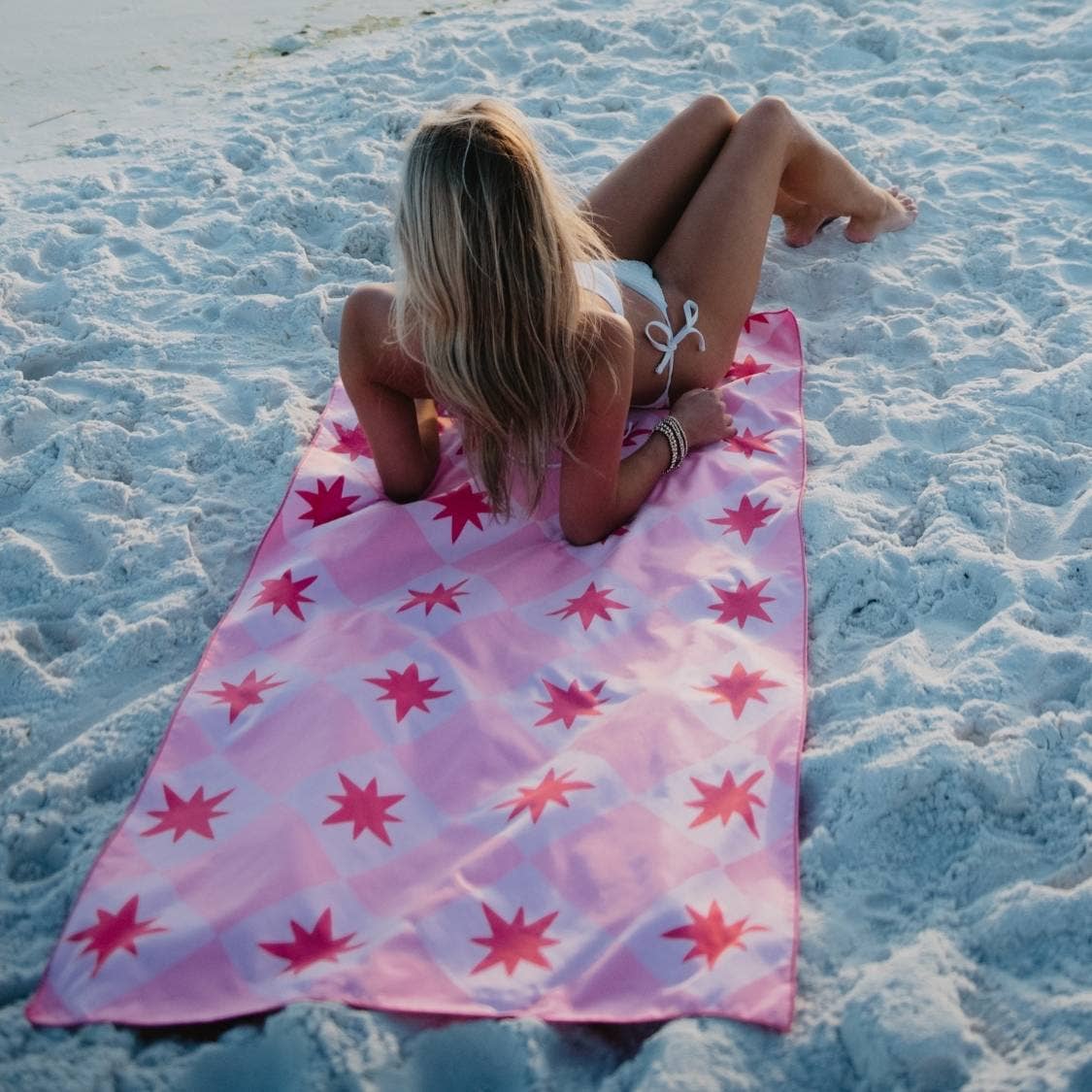 Pink Lobster Reversible Pool Towel