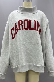 CAROLINA Reversible Mockneck Sweatshirt