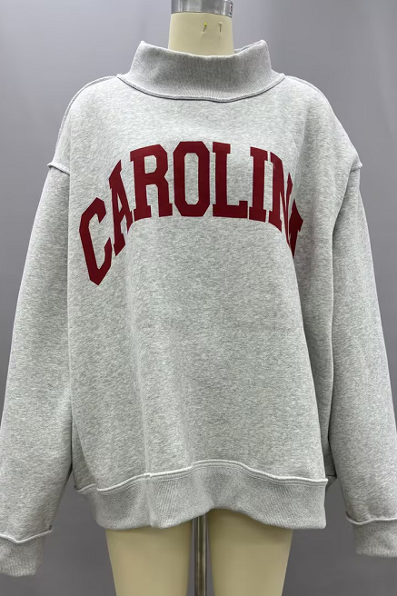 CAROLINA Reversible Mockneck Sweatshirt