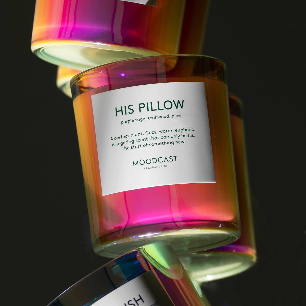 His Pillow - Iridescent 8oz Coconut Wax Candle