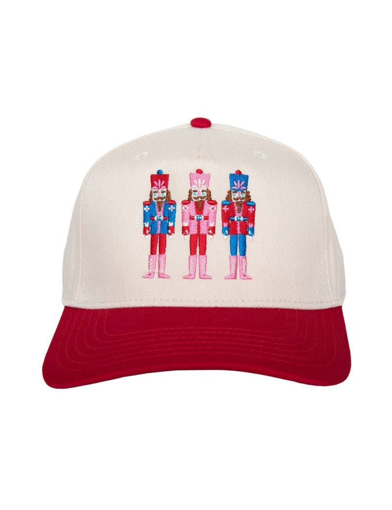 Red Nutcrackers Vintage Christmas Hats