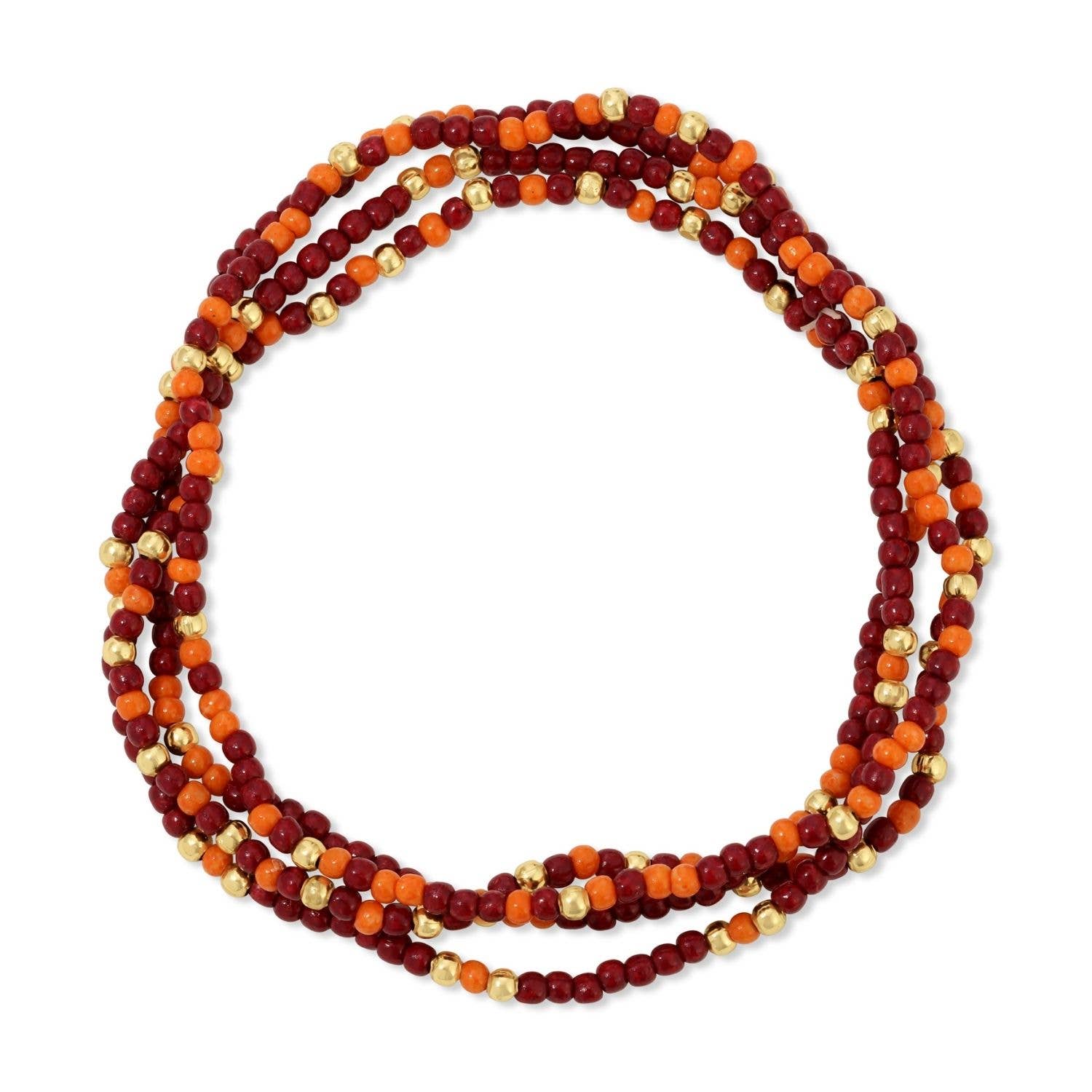 Stretch Seed Assorted Bead GAME DAY Bracelets