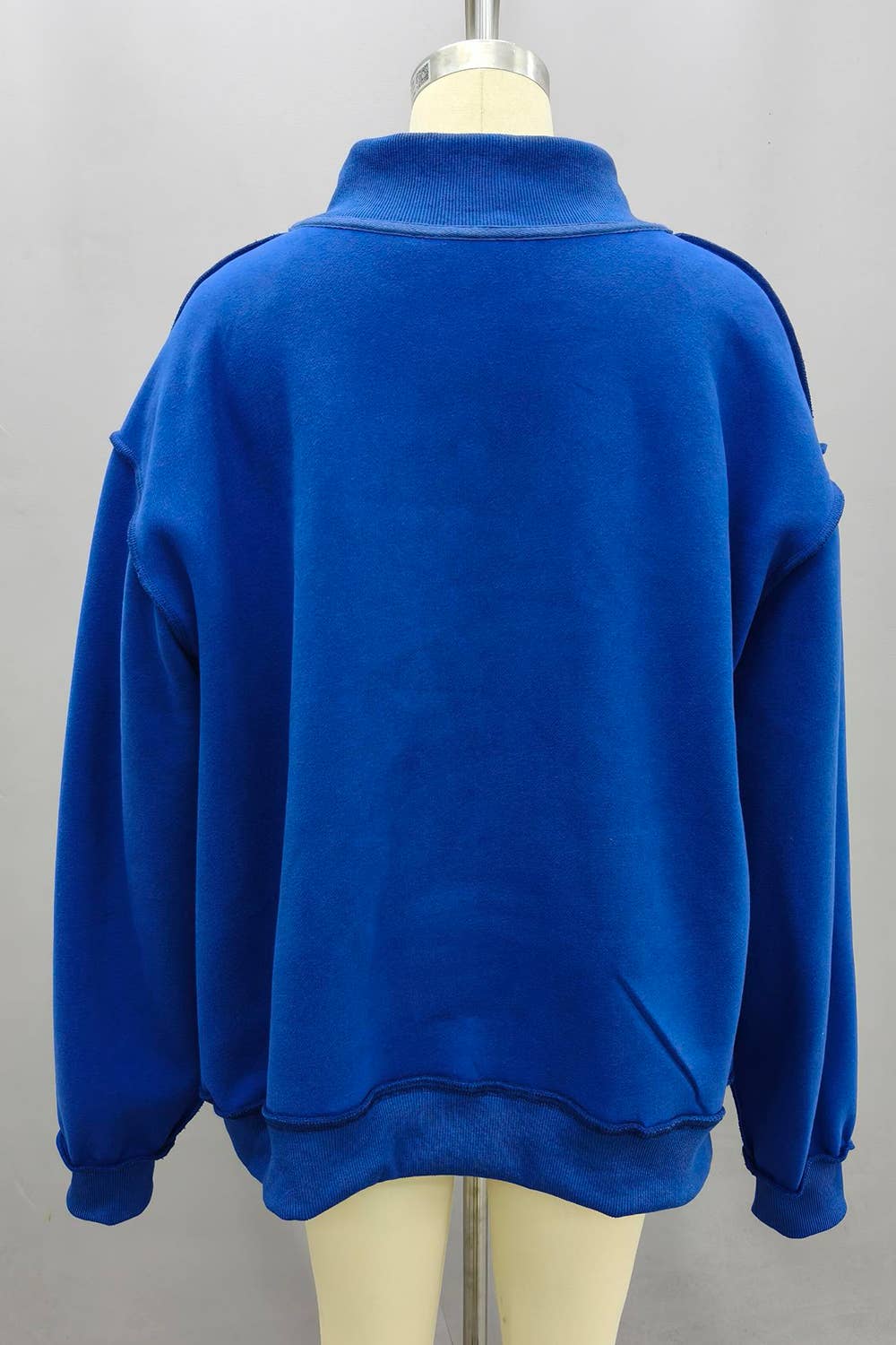 Blue Kentucky Embroidered Mockneck