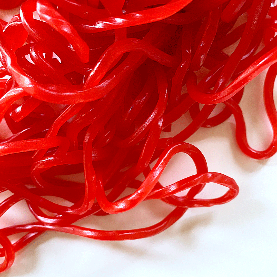 Licorice Strawberry Laces