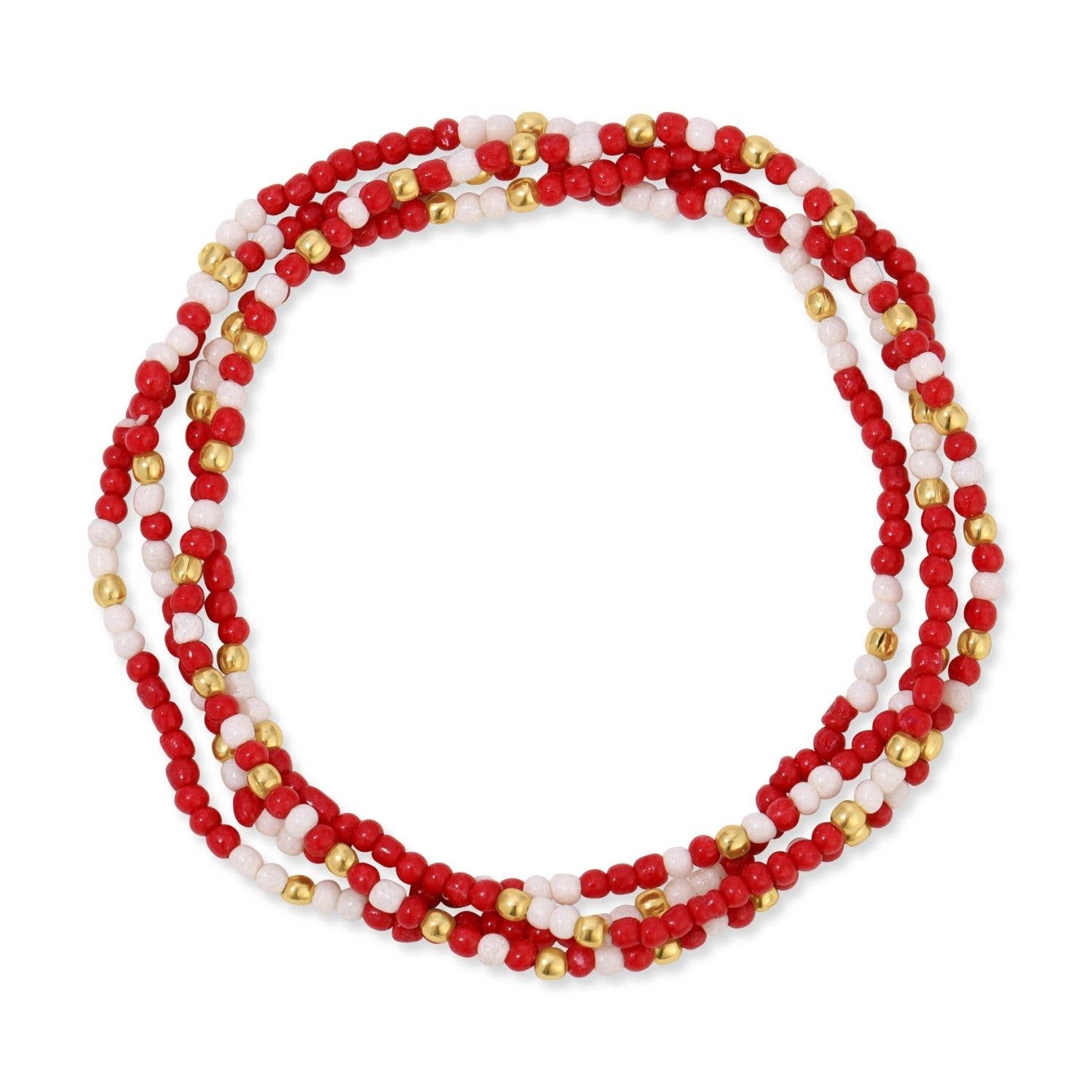 Stretch Seed Assorted Bead GAME DAY Bracelets