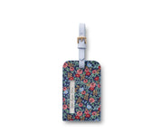 Rosa Luggage Tag — 4.33" l × 2.75" w and textured PU with metal hardware