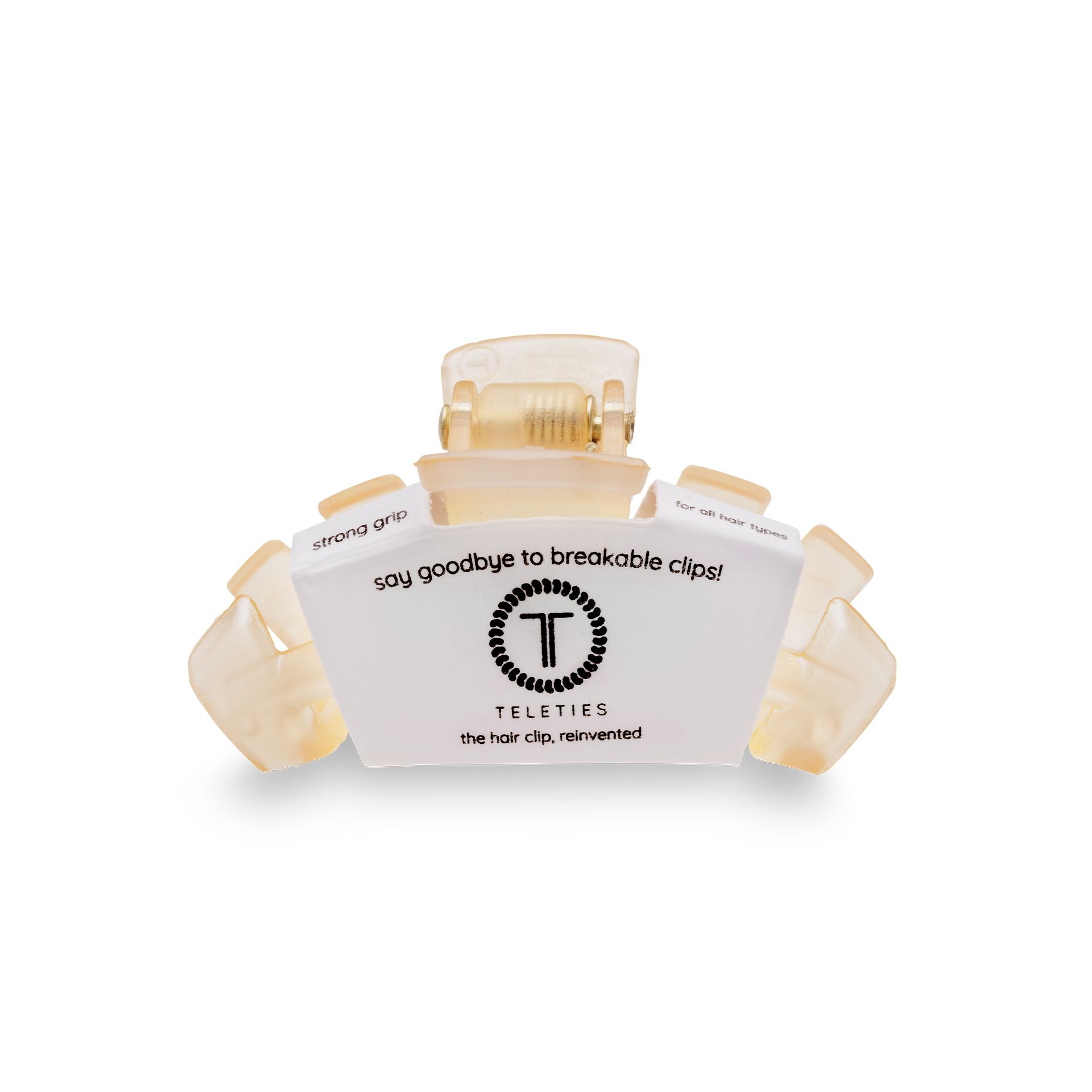 Almond Beige Tiny Classic Hair Clip