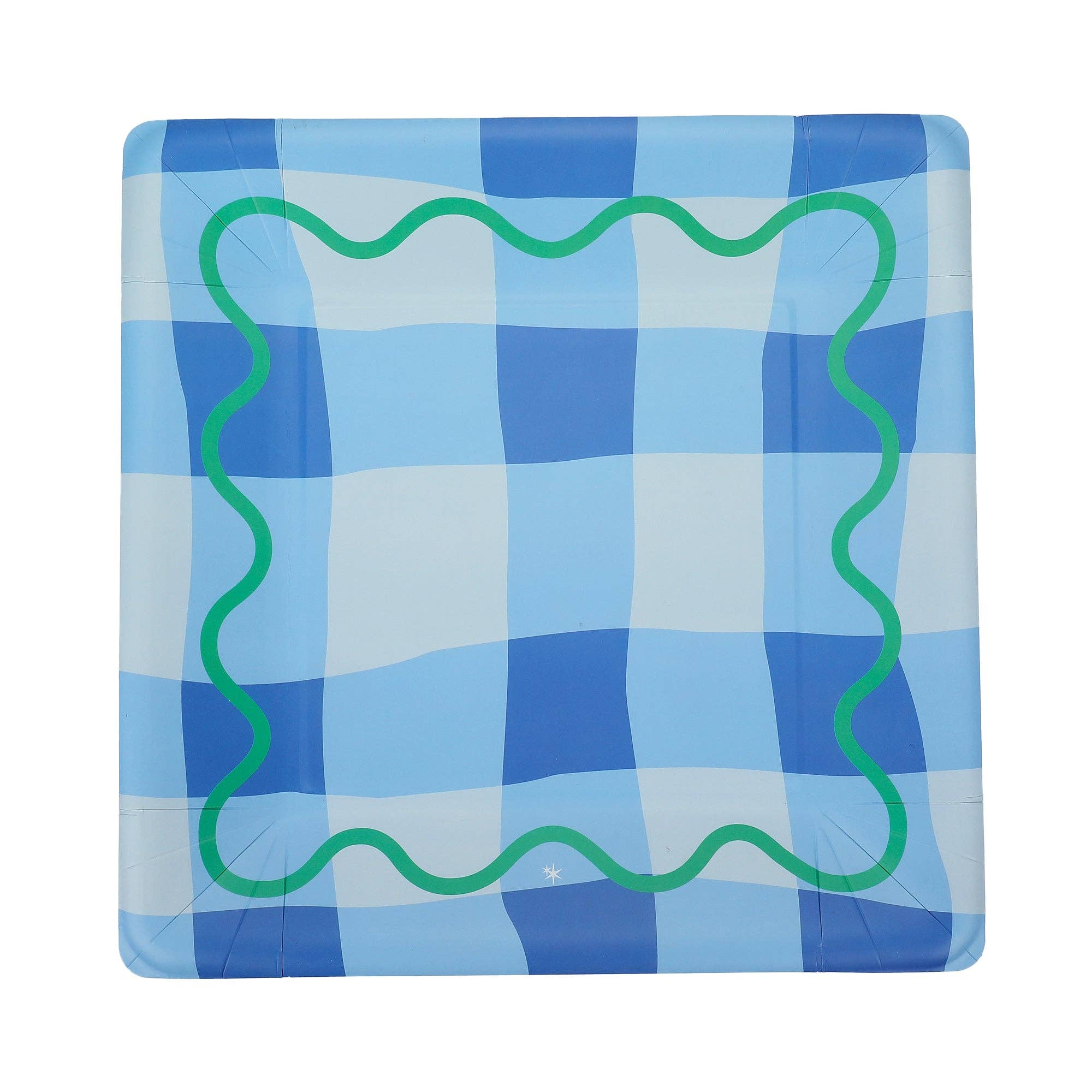 Colorwave Gingham Dinner Plates (10 ct) from Ninety Nine Boutique