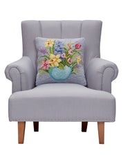 Floral Egg Hook Pillow