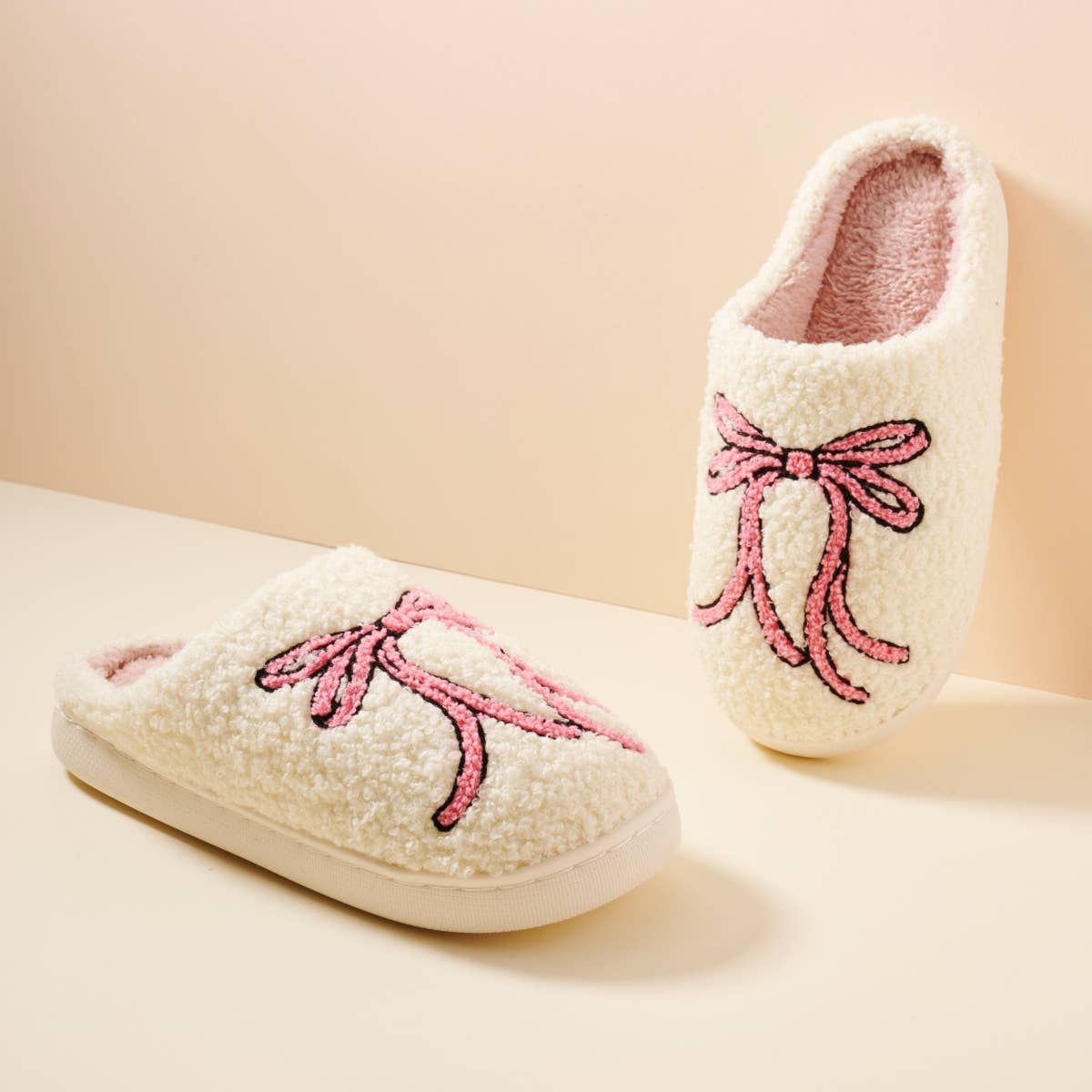 Large Ribbons Home Slippers