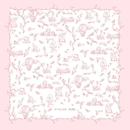 Pink Muslin Baby Blanket