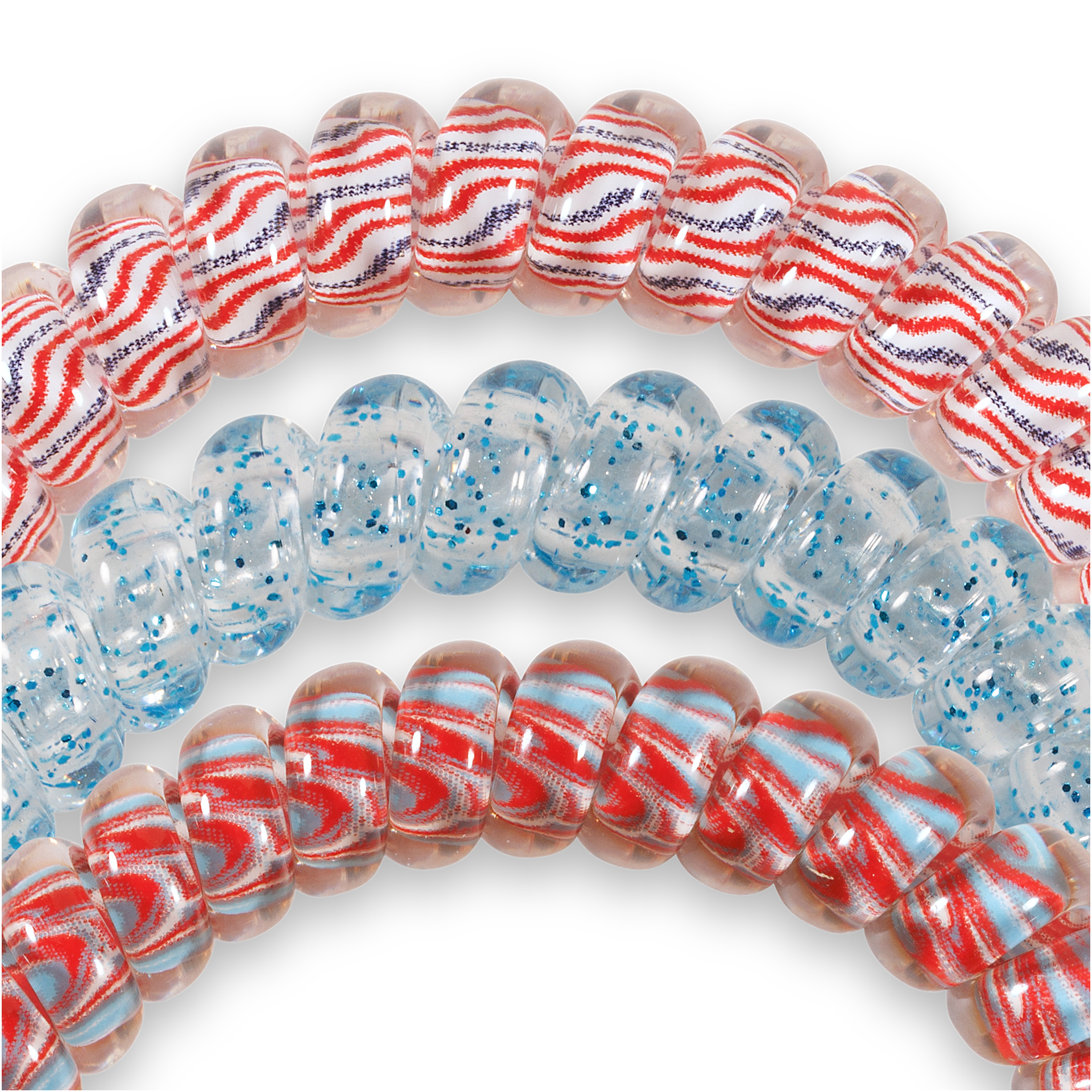 Spiral Hair Coils | Small | Freedom to Sparkle Hair Ties