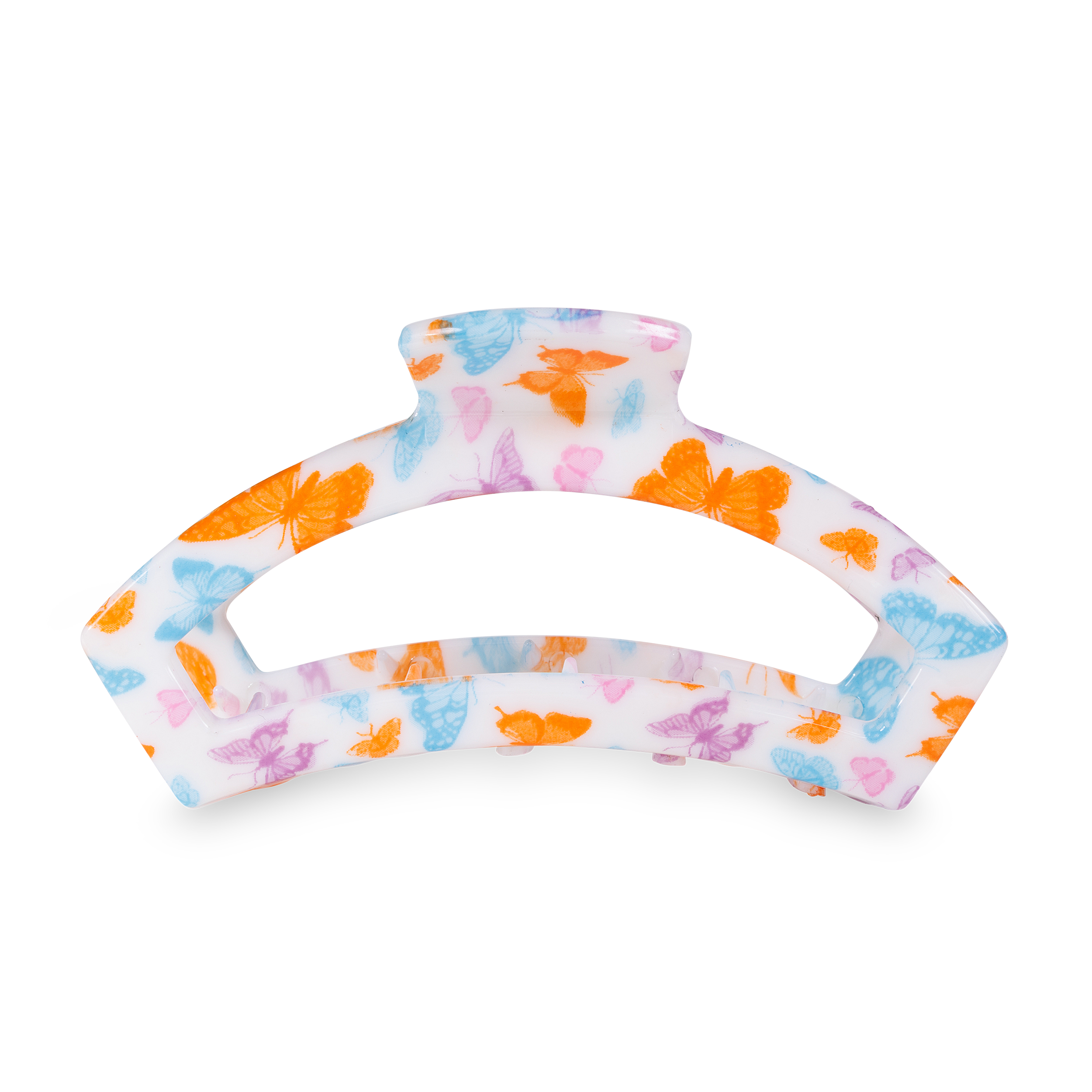 Open Hair Clip | Large | Fluttering By — bendable teeth that spring back to shape and strong, gentle hold that works on