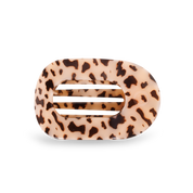 Round Flat Hair Clip | Medium | Blonde Tortoise