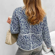 Blue Vintage Quilted Jacket