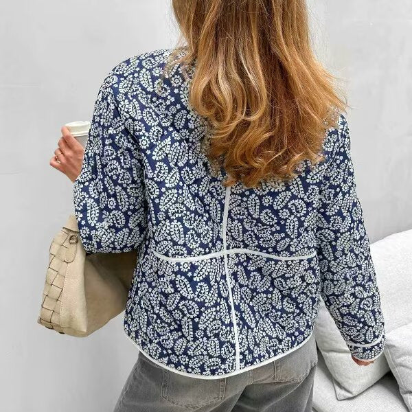 Blue Vintage Quilted Jacket