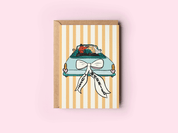 Just Married Dogs in Love Wedding Greeting Card