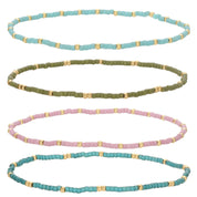 Miyuki Delica Stretch Bracelet - Assorted