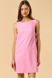 Pink Flower Mini Dress