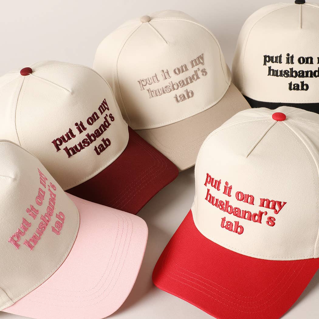 Pink Put It On My Husband's Tab Hat