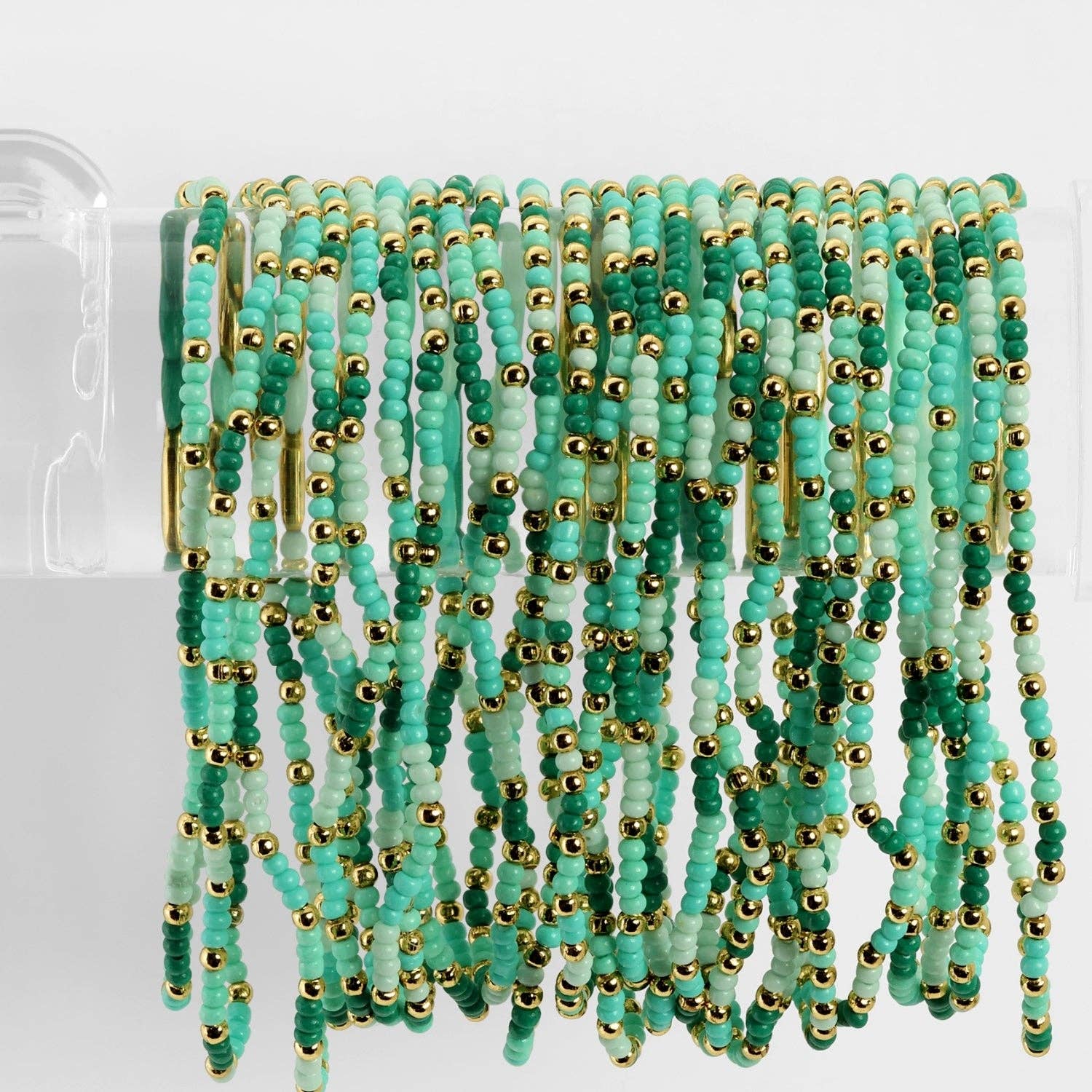 Assorted 2mm Stretch Seed Bead Bracelets