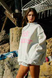 F CANCER Reversible Mockneck