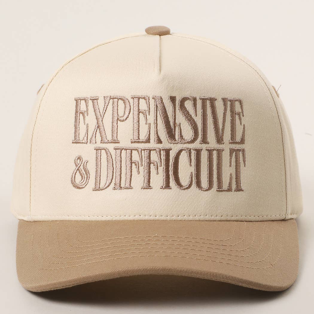 Beige Expensive & Difficult Hat