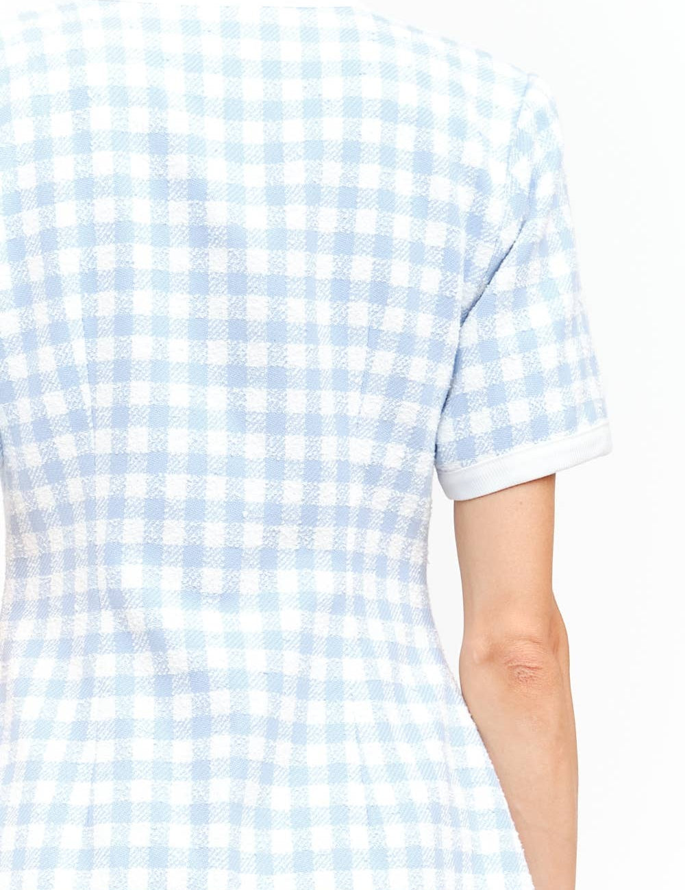 Blue Checkered Cindy Top