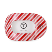 Candy Cane Large Round Flat Clip
