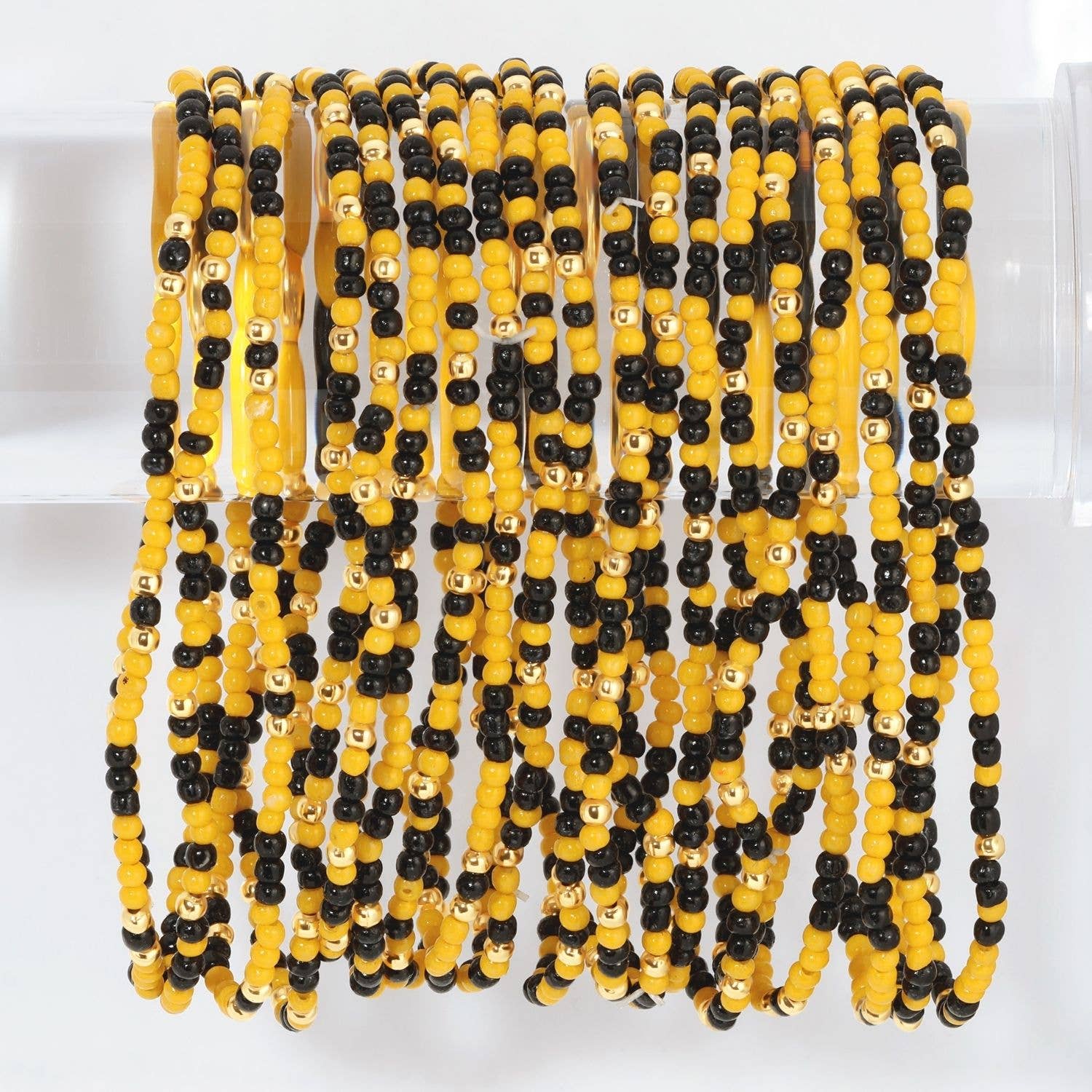 Stretch Seed Assorted Bead GAME DAY Bracelets