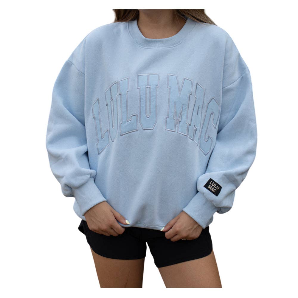Light Blue Sweatshirt Lulu Mac