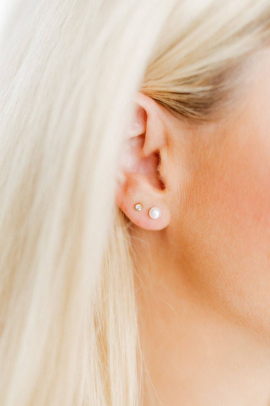 Screwback Stud Earrings Payton Pearl