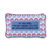 Uncomfortable Needlepoint Pillow