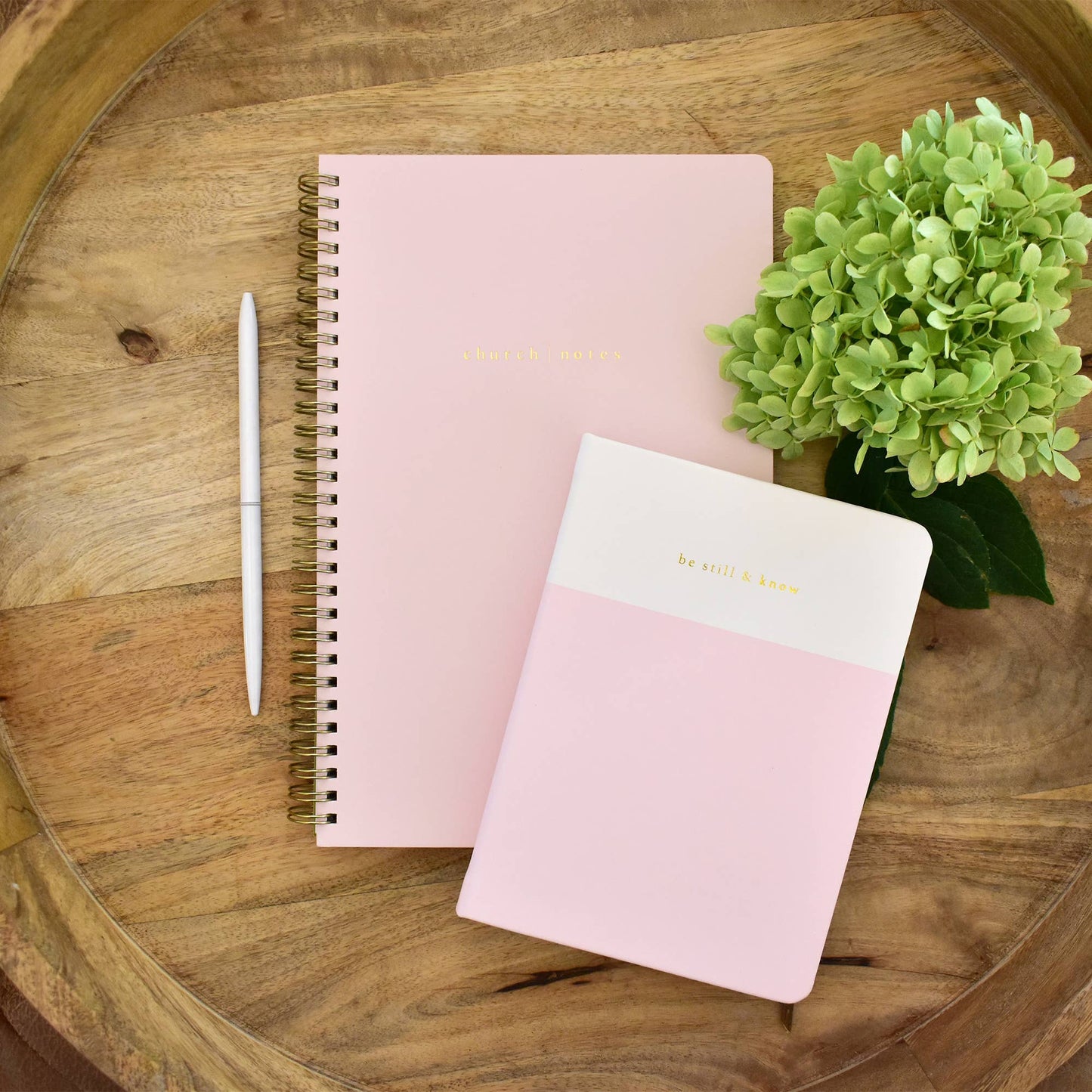 Church Notes Notebook - Blush Pink