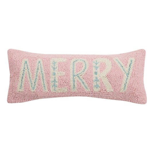 Merry Hook Pillow - Christmas