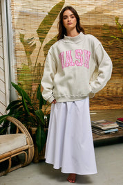 Nash Embroidered Mockneck Sweatshirt
