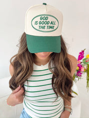 Green God is Good Trucker Hat