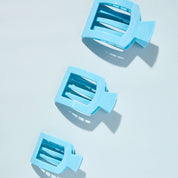 Flat Square Hair Clip | Large | Summer Sky