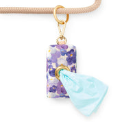 Pressed Pansies Spring Poop Bag Dispenser